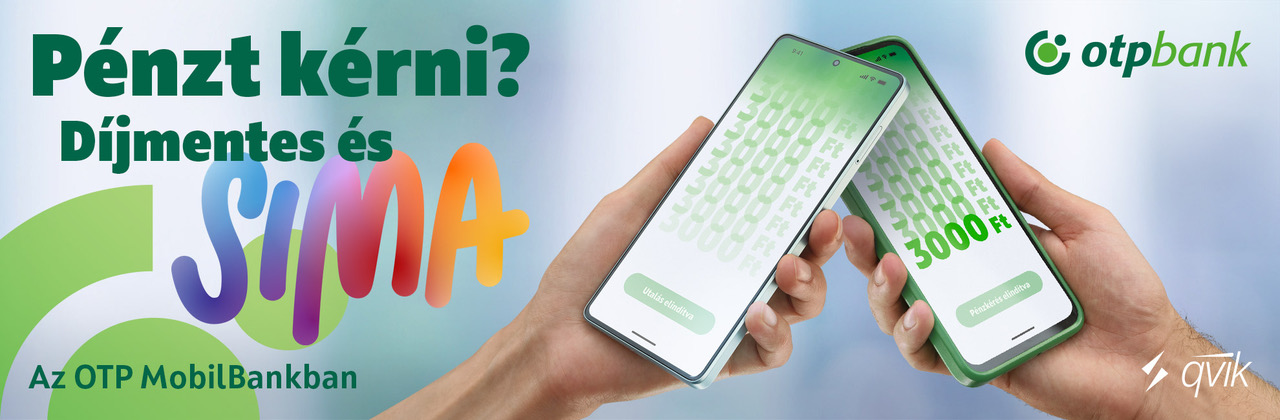 Hírdetés: Pénzt kérni? Díjmentes és sima az otp mobilbankban